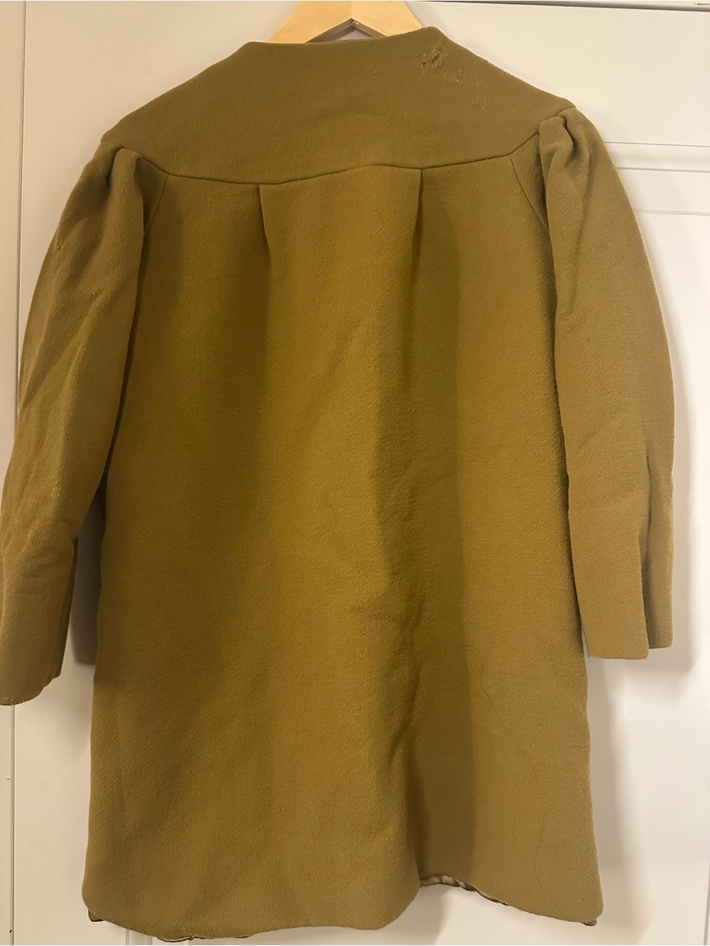 JCREW Double-cloth bonbon coat in dark cypress green - Picture 4 of 5